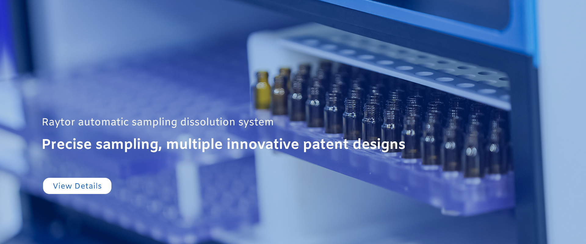 Raytor Automatic Sampling Dissolution System, highly automatic, accurate sampling