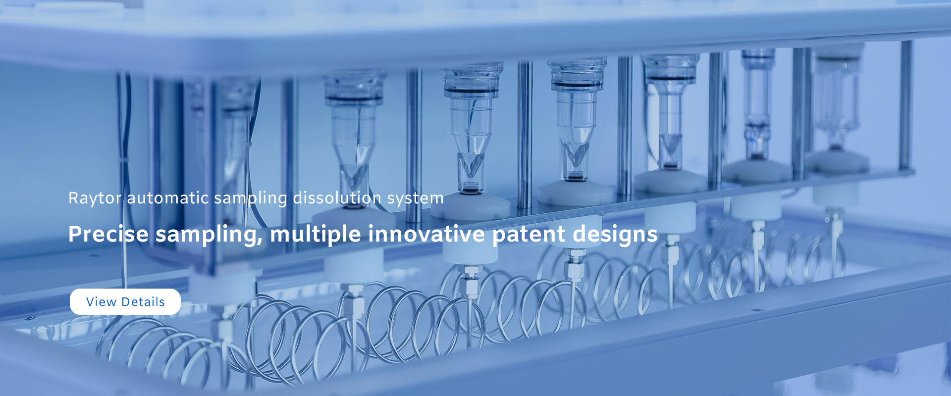 Raytor Automatic Sampling Dissolution System, highly automatic, accurate sampling